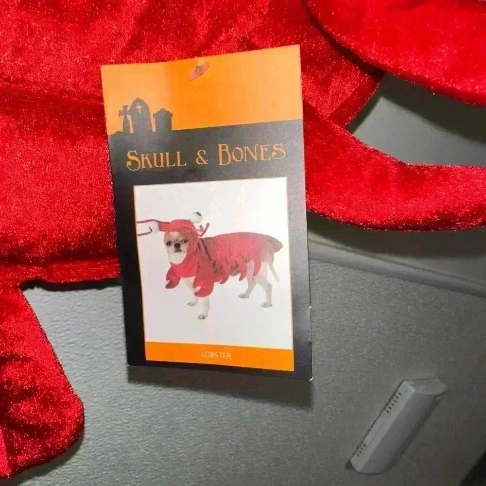 NWT! Skull & Bones Pet Costume Lobster Red M - Picture 6 of 15